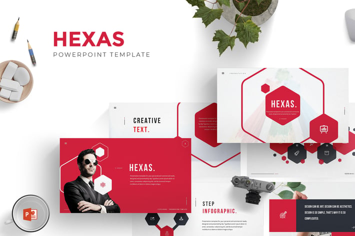 Hexas Powerpoint Template