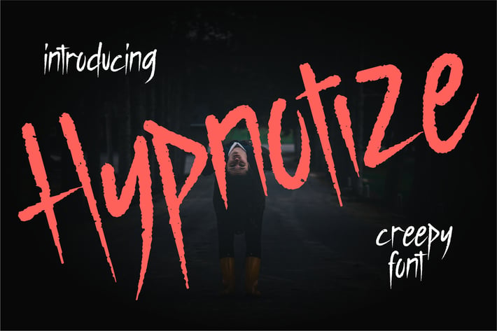 Hypnotize | Creepy Font