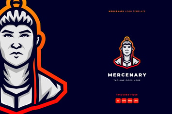 Mercenary Logo Template