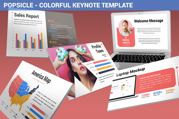 Popsicle - Colorful Keynote Template