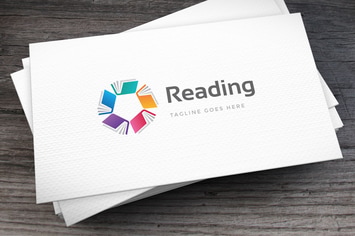 Reading Club Logo Template