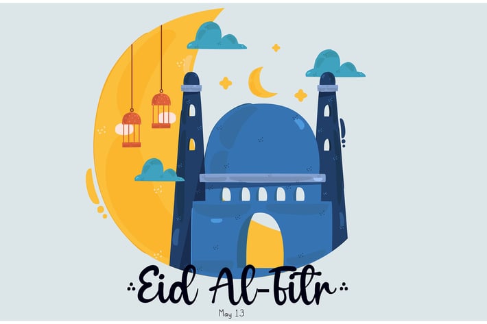 Eid Al-Fitr Illustration