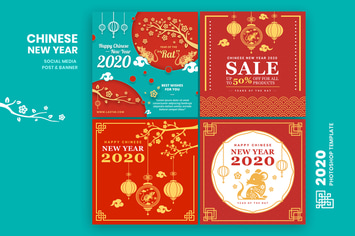 Chinese New Year Social Media Post Template