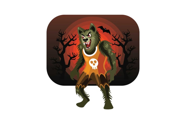 Halloween Werewolf Character