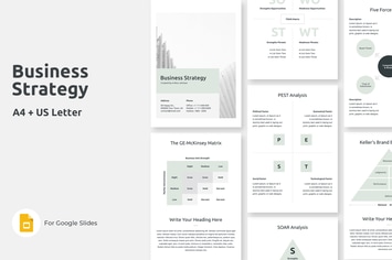 Business Strategy Vertical Google Slides Template