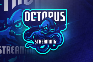 Octopus Streaming - Mascot & Esport Logo