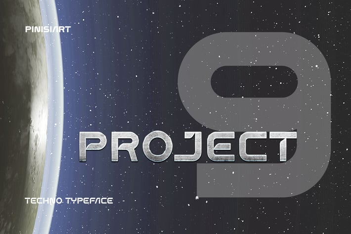 Project 9 – Techno Font