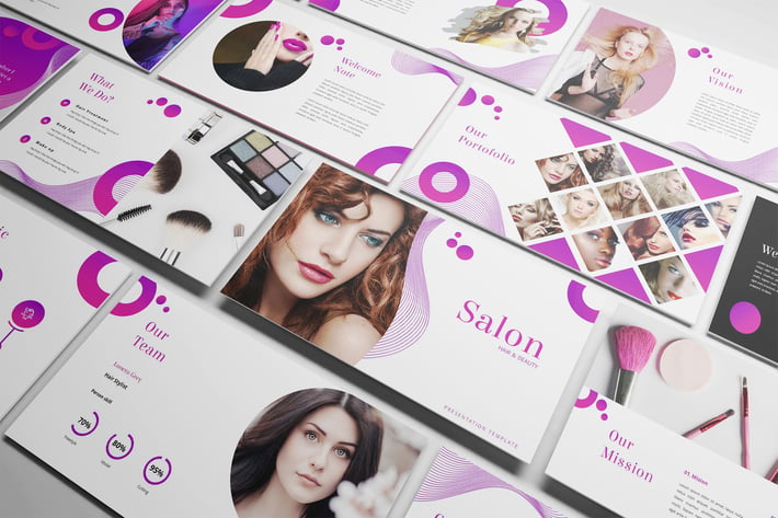 Salon - Hair & Beauty Keynote Template