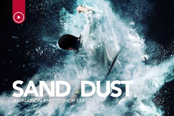 Sand Dust / Powder Explosion Photoshop Action