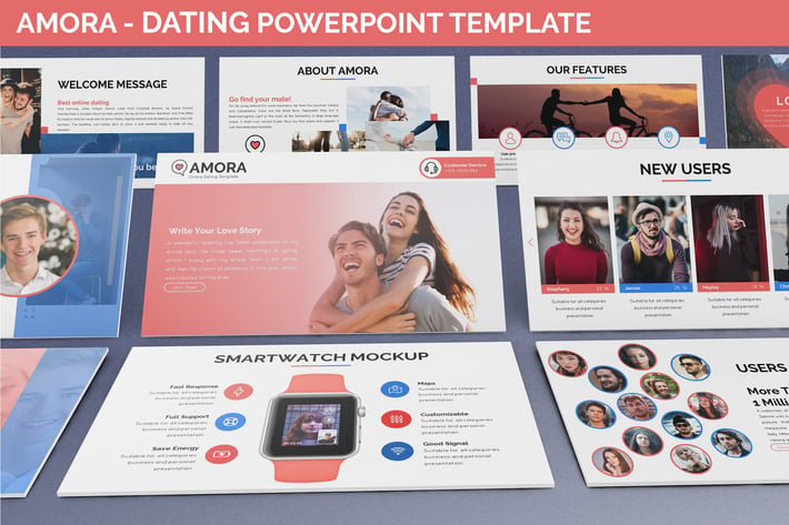 Amora - Dating Powerpoint Template