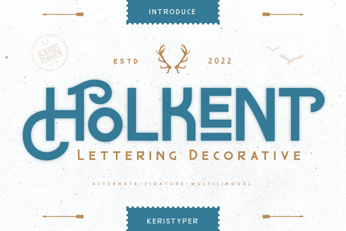 Holkent Font