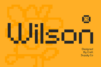 CS Wilson – Pixel Craft Font