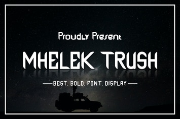MHELEK TRUSH FONT