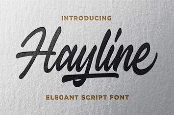 Hayline - Elegant Script Font