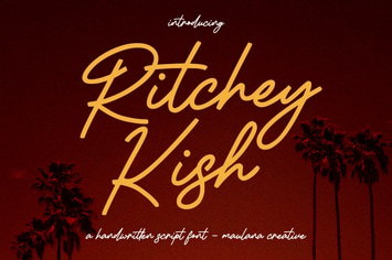 Ritchey Kish Script Font