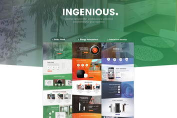 Ingenious - Smart Home Automation HTML Template