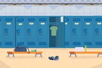 Locker Room - Illustration Background