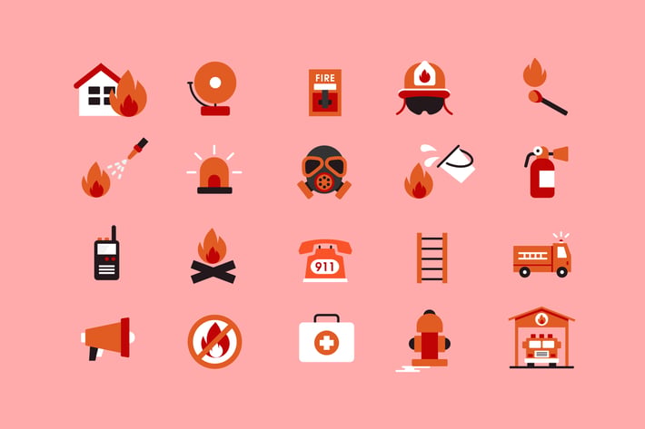 Firefighters Icons