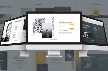 Monora - Monochrome Google Slides Template