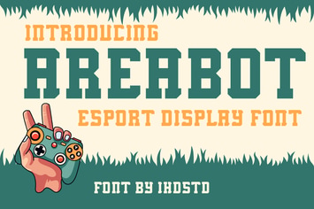 Areabot Esports Display Font