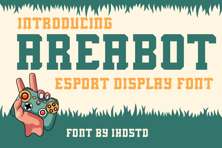 Areabot Esports Display Font