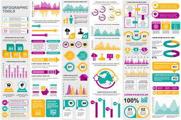 Collection Infographic Elements for Presentation
