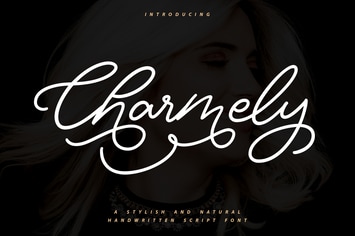 Charmelly | Handwritten Script Font