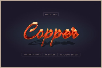 Metal Pro-Instant Illustrator Effect