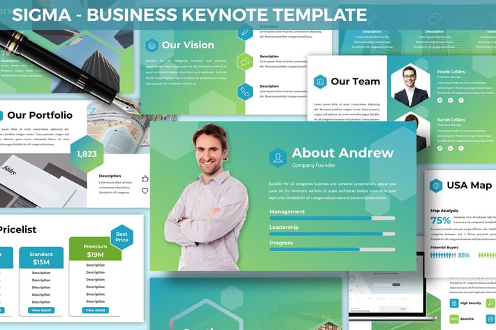 Sigma - Business Keynote Template