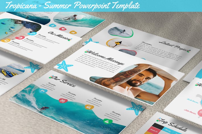 Tropicana - Summer Powerpoint Template