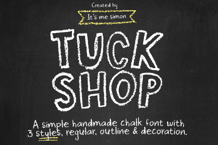 Tuck Shop font