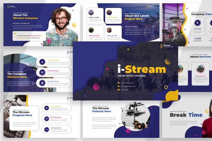 iStream - Media Streaming Powerpoint