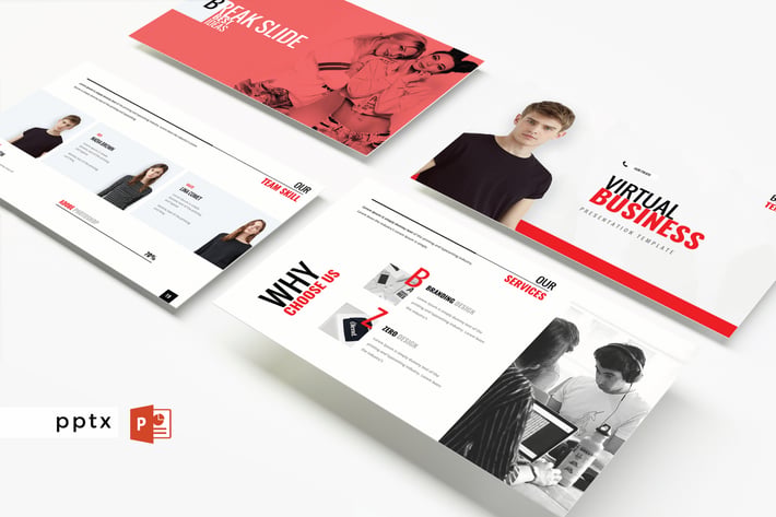 VIRTUAL BUSINESS - Powerpoint V455