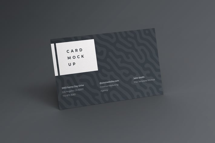 Business Card Mockup PSD Template