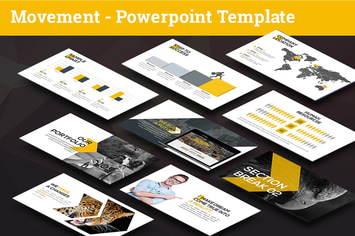 Movement - Swiss Powerpoint Template
