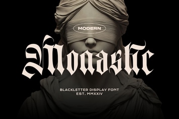 Monastic - Vintage Gothic Font