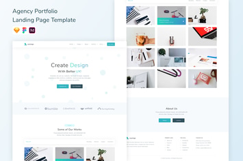 Agency Portfolio Landing Page Template