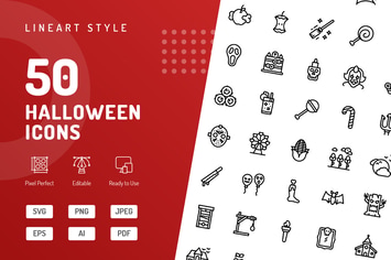 Halloween Line Icons