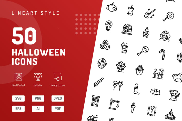 Halloween Line Icons