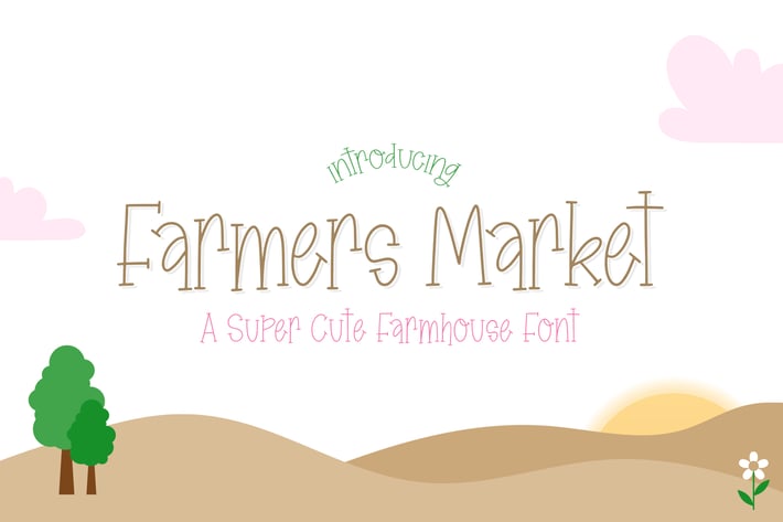 Farmers Market Font