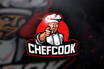 Chefcook - Mascot & Sports Logo