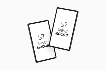 S7 Tablet Mockup