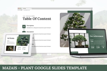 Mazais - Plant Google Slides Template