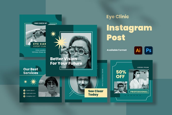 Eye Clinic Instagram Post