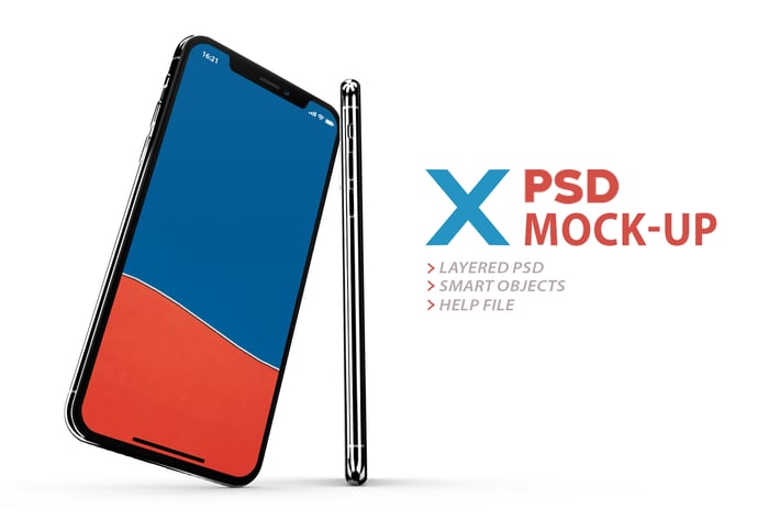 PhoneX PSD Mock-Up
