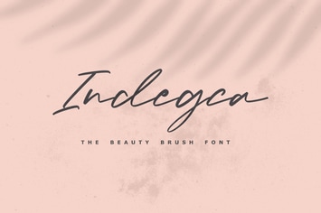 Indegca - The Beauty Brush Font