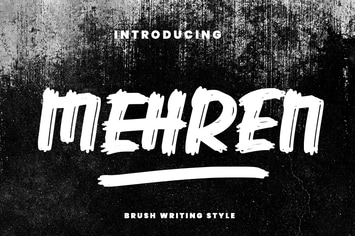 Mehren Brush Font
