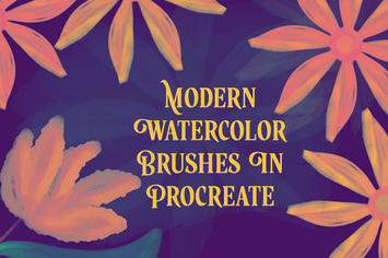 Procreate Brushes - Modern Watercolor