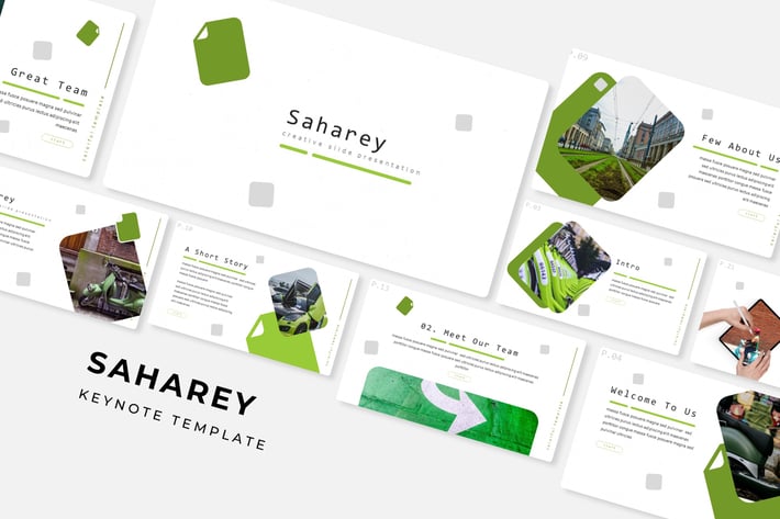 Saharey - Keynote Template