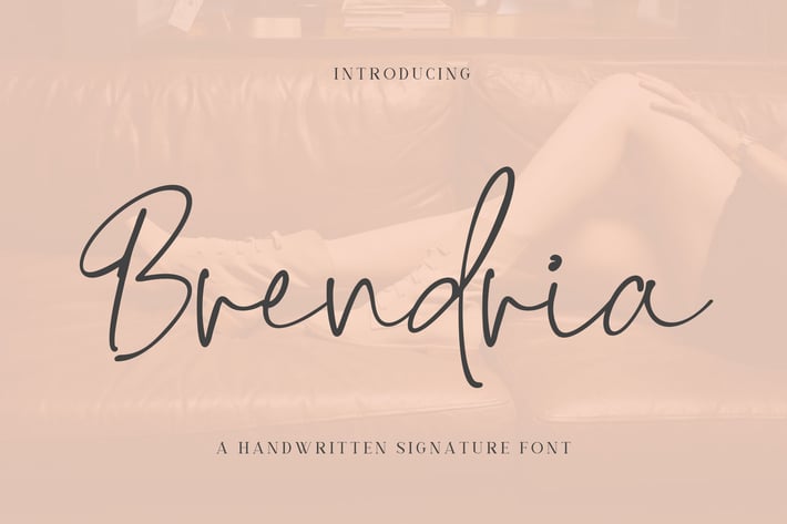 Brendria - Signature Font